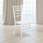 White Wood  Chair